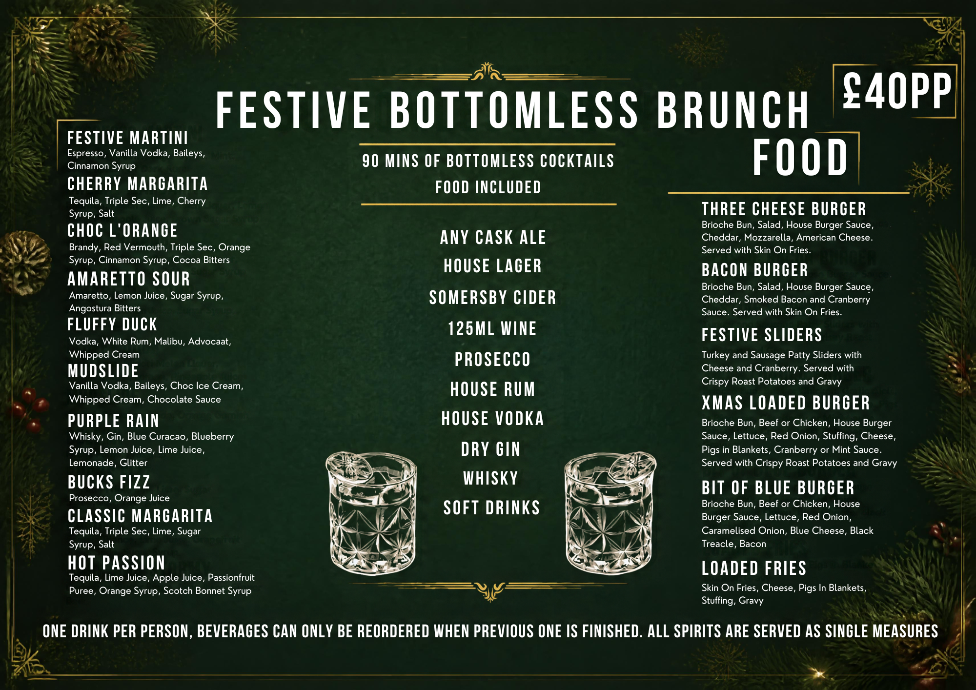 Festive Bottomless Brunch at The Doghouse Selby